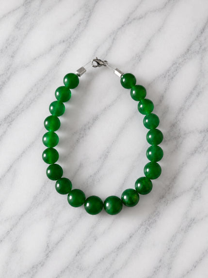 Bracelet Néphrite Fil Rigide