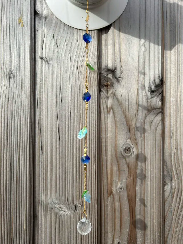 Attrape-Soleil Cristaux Bleus & Boule de Cristal