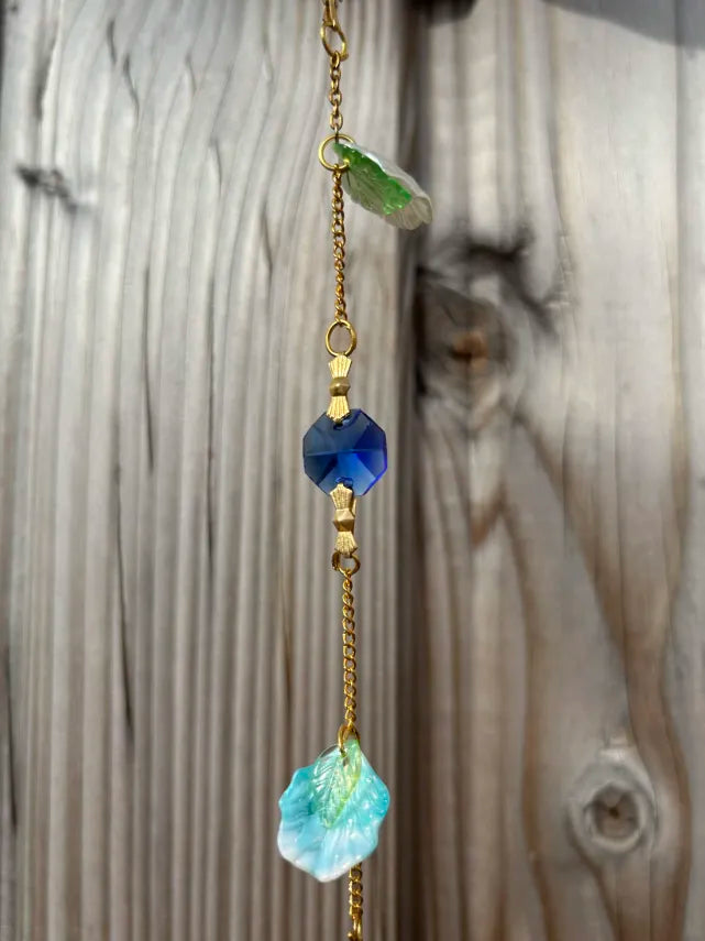 Attrape-Soleil Cristaux Bleus & Boule de Cristal