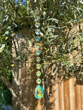 Attrape-Soleil Cascade de Cristaux & Larme Turquoise