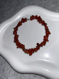 Bracelet Jaspe Rouge Fil Élastique