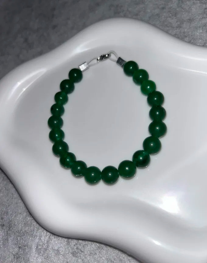 Bracelet Néphrite Fil Rigide