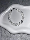 Bracelet Magnésite Fil Rigide