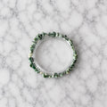 Bracelet Chips Agate Arbre — Fil Élastique