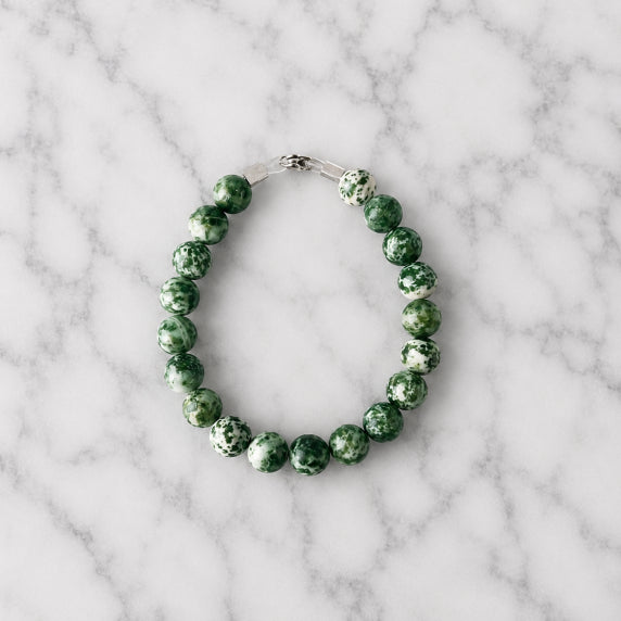 Bracelet Agate Arbre Fil Rigide