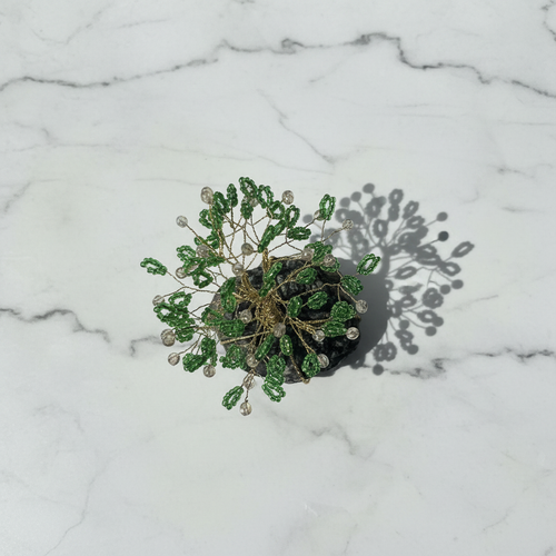 Arbre de Vie – vue dessus fond marbré