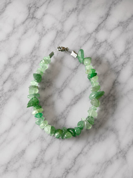 Bracelet Aventurine Verte Fil Rigide