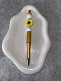 Stylo Personnalisé Tournesol Doré