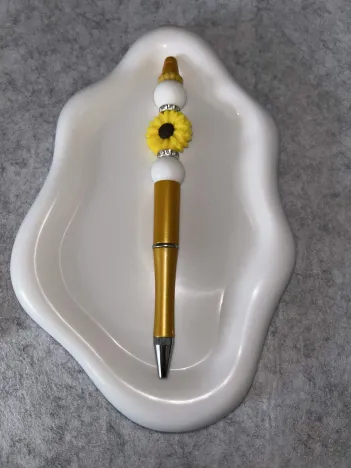 Stylo Personnalisé Tournesol Doré