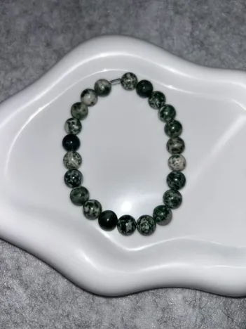 Bracelet Agate Arbre Fil Élastique