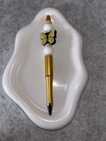 Stylo Personnalisé Papillon Jaune