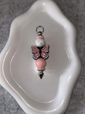 Porte-clés Papillon Rose