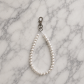 Porte-clés Perles Nacrées Blanches