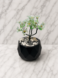 Arbre Fleur Vert & Doré – vue de face