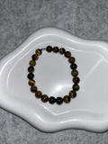 Bracelet Œil de Tigre Fil Élastique