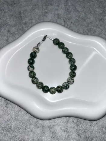 Bracelet Agate Arbre Fil Rigide