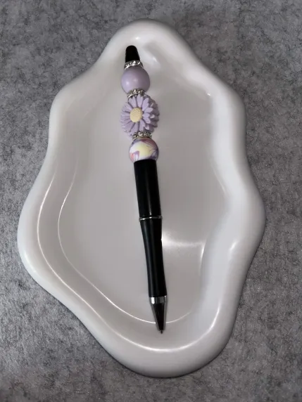 Stylo Personnalisé Marguerite Violette