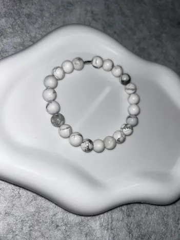 Bracelet Magnésite Fil Élastique