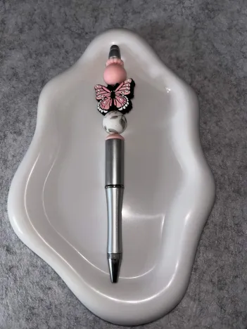 Stylo Personnalisé Papillon Rose