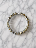 Bracelet Jaspe Dalmatien Fil Élastique