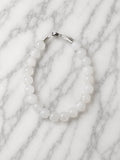 Bracelet Quartz Laiteux Fil Rigide