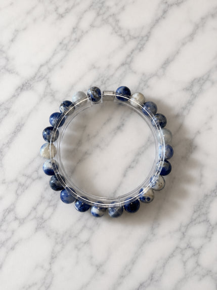 Bracelet Sodalite Fil Élastique