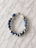 Bracelet Sodalite Fil Rigide