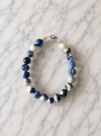 Bracelet Sodalite Fil Rigide